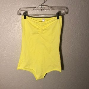 American Apparel Strapless Bodysuit